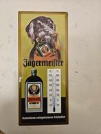 Jägermeister thermometer jaren 60. geen emaille., Reclamebord, Ophalen of Verzenden, Zo goed als nieuw