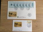 Frankrijk FDC's 1987 uit postzegelboekje, Ophalen of Verzenden, Onbeschreven, Europa