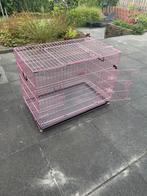 Bench (roze), Dieren en Toebehoren, Hondenbenches, Ophalen, Gebruikt