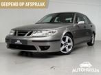 Saab 9-5 2.3 Turbo Aero AUTOMAAT 250pk 2004 NL-Auto Trekhaak, Auto's, Beige, 4 cilinders, 2290 cc, Navigatiesysteem