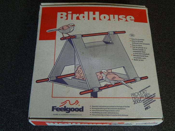 Feelgood vogel voeder huis , kunststof, Tuin en Terras, Vogelhuisjes en Vogelbaden, Nieuw, Ophalen of Verzenden