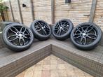 Rial Lucca zwartglanzende velgen, 17 inch, 4×100, 6.5j, ET38, Auto-onderdelen, Ophalen, BMW