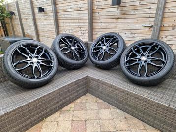 Rial Lucca zwartglanzende velgen, 17 inch, 4×100, 6.5j, ET45 beschikbaar voor biedingen