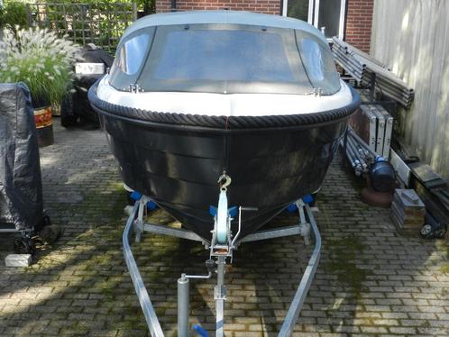 oudhuijzer 616 tender, Watersport en Boten, Sloepen, Gebruikt, 30 tot 50 pk, 6 meter of meer, Buitenboordmotor, Benzine, Polyester