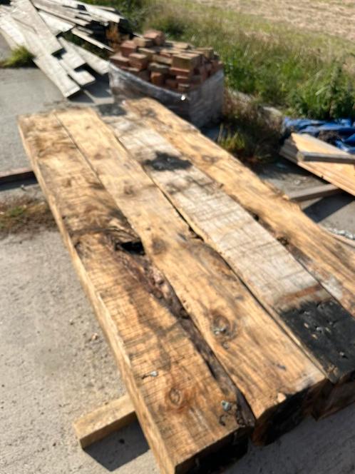 4 palen 30x30 ca 285 lang, Tuin en Terras, Palen, Balken en Planken, Zo goed als nieuw, Palen, 250 cm of meer, Ophalen