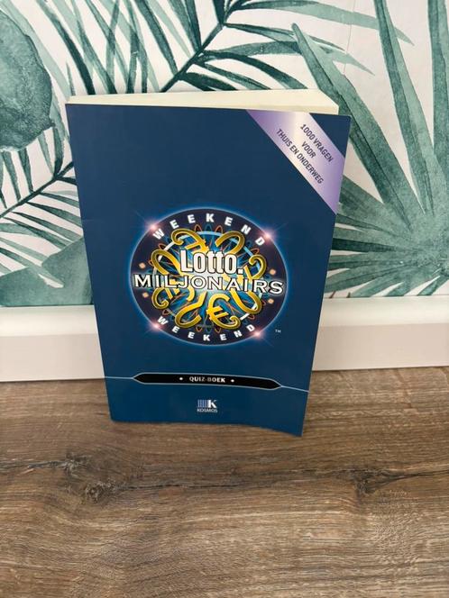 Lotto weekend miljonairs quiz-boek, Boeken, Sportboeken, Nieuw, Ophalen of Verzenden
