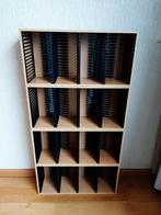 4x Houten CD-rek voor 60 CD's, Ophalen, Met plank(en), 50 tot 100 cm, Zo goed als nieuw