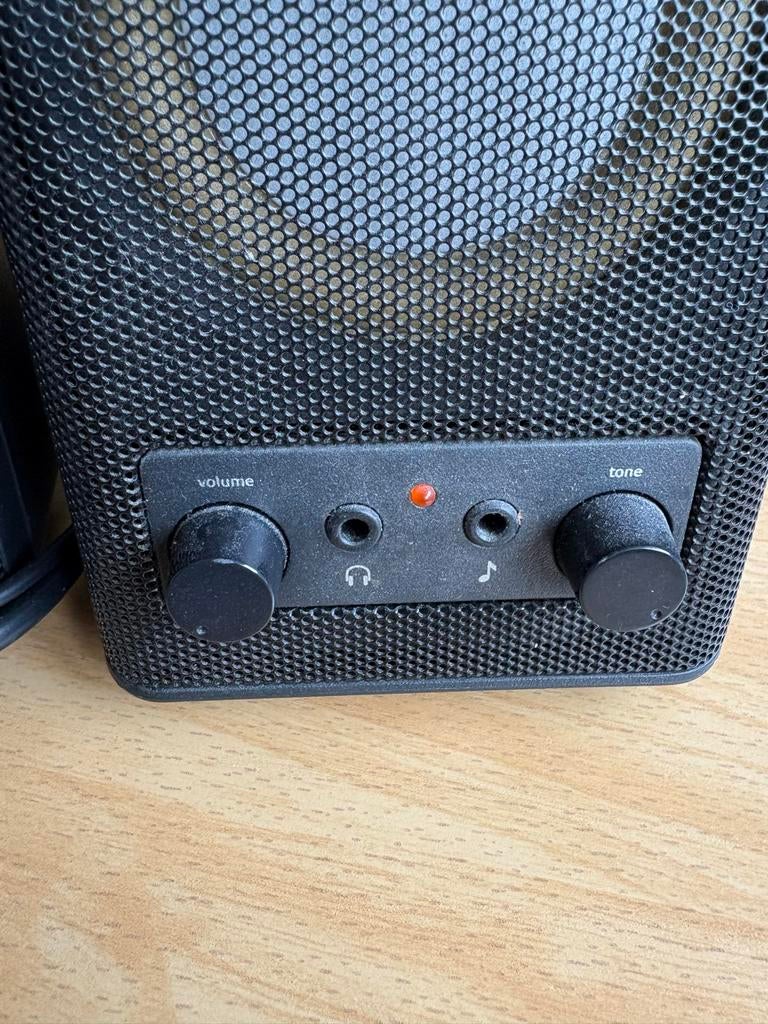 Logitech Speakers - Goed Geluid!, Gebruikt, Minder dan 60 watt, Front, Rear of Stereo speakers, Ophalen