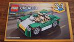 LEGO Creator 31056 Groene Cruiser 3-in-1, Ophalen of Verzenden, Gebruikt, Complete set, Lego
