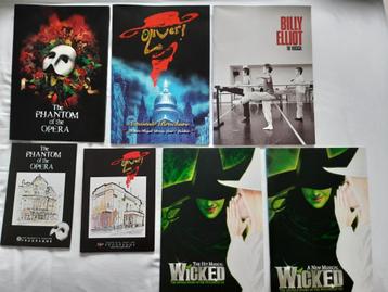 Musical programmaboekjes uit Londen, 2007-2011  beschikbaar voor biedingen