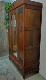 Demontabele art-deco spiegelkast kledingkast servieskast, Huis en Inrichting, Kasten | Kledingkasten, 100 tot 150 cm, 200 cm of meer