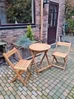 Bistroset, Tuin en Terras, Ophalen, Nieuw, Hout, 2 zitplaatsen