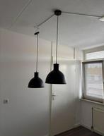 Industriële Hanglampen - Set van 2, Huis en Inrichting, Lampen | Hanglampen, Gebruikt, Ophalen of Verzenden, Metaal, Minder dan 50 cm