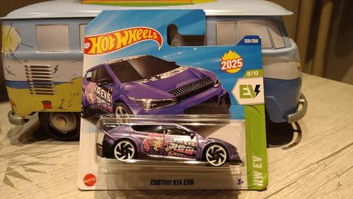 Hotwheels Custom KIA EV6 EV 6 EV 2022 1:64 GOEDKOOPSTE!, Hobby en Vrije tijd, Modelauto's | Overige schalen, Nieuw, Auto, Ophalen of Verzenden