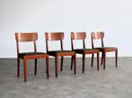 vintage eetkamerstoelen | stoelen | jaren 60 | Edsbyn, Hout, Gebruikt, Bruin, .
