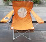 Oranje camping stoel met wit frame, Ophalen, Nieuw, Campingstoel