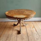 Lucky Vintage salontafel vissen messing met marmer, Ophalen
