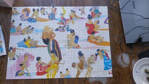 Legpuzzel 1000 stukjes "Kamasutra" puzzel Pièces & Love, Hobby en Vrije tijd, Denksport en Puzzels, Gebruikt, Legpuzzel, 500 t/m 1500 stukjes