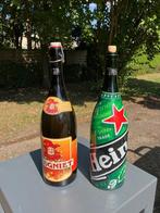 XXL lege bierflessen Deugniet en Heineken, Ophalen of Verzenden, Zo goed als nieuw, Flesje(s), Overige merken