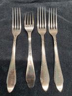Vintage Vorken Set van 4 - gero zilmeta, Antiek en Kunst, Antiek | Bestek, Ophalen of Verzenden