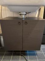 Wastafel kast + opbergkast zwart Ikea, Huis en Inrichting, Ophalen, 50 tot 100 cm, Zo goed als nieuw, Minder dan 100 cm