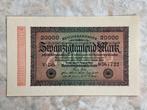 20000 mark 1923, Duitsland., Verzenden, Duitsland, Los biljet