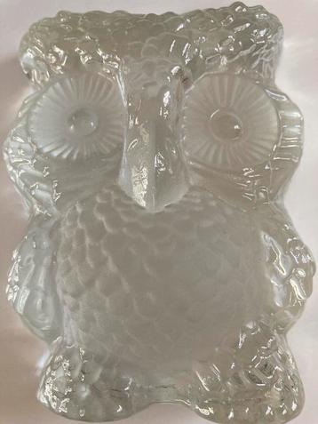 Kosta Boda Vintage Uil Glas Paper Weight Presse Papier beschikbaar voor biedingen