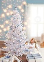 Prachtige Witte Kunst-Kerstboom 180cm Incl. Verlichting!  In, Diversen, Ophalen of Verzenden, Nieuw