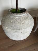 Be Uniq grote indische kruik bloempot, Ophalen, Steen, Overige kleuren, 50 tot 75 cm