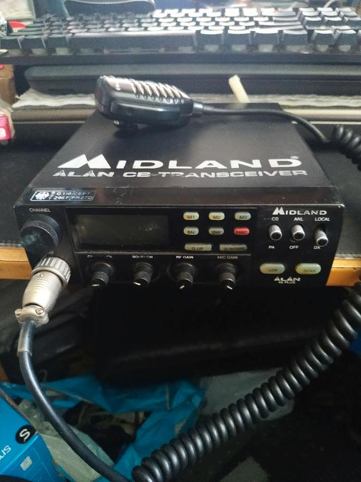 Midland Alan 48 Plus E 40, Telecommunicatie, Zenders en Ontvangers, Gebruikt, Zender en Ontvanger, Ophalen of Verzenden