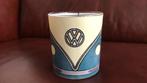 Volkswagen kampeerwagen drinkglas.  Blauw, Ophalen of Verzenden, Zo goed als nieuw, Reclamebord