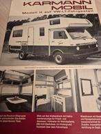 Mooie brochure Camper Karmann Volkswagen LT 28 éérste type, Ophalen of Verzenden, Zo goed als nieuw, Volkswagen