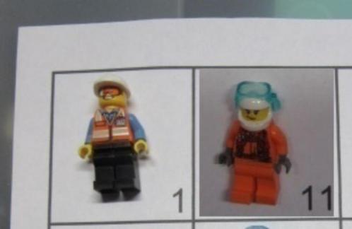 L003 LEGO POPPETJES MINIFIG, SPACE ENGINEER, KUSTWACHT, CITY, Kinderen en Baby's, Speelgoed | Duplo en Lego, Zo goed als nieuw