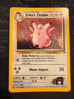 Pokemon Erika's Clefable - 3/132 - Gym Heroes, Ophalen of Verzenden, Nieuw, Losse kaart, Foil