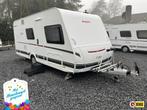 Dethleffs C'Go 495 QSK - 3 stapelbed en bankairco, Schokbreker, Treinzit, Dwarsbed, Dethleffs