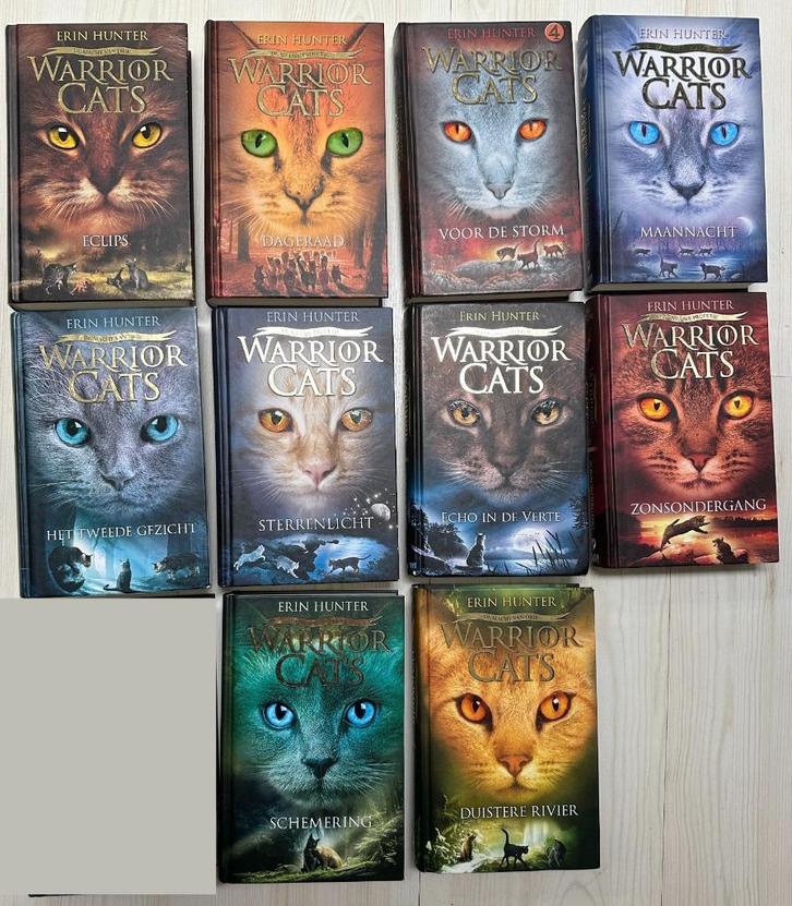 10 nieuwe boeken Warrior Cats Erin Hunter hardcover, Boeken, Fantasy, Nieuw, Ophalen of Verzenden