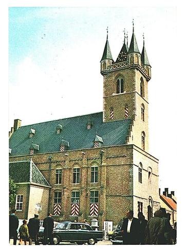 39319 Sluis Zeeland 1966 stadhuis Nette oude kaart onbeschr beschikbaar voor biedingen
