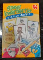 Wie is de dader? Leuk.spel van speelkwartiertje, Hobby en Vrije tijd, Gezelschapsspellen | Kaartspellen, Ophalen of Verzenden