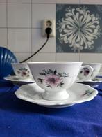 3x Kop en schotel van Pools porselein, Antiek en Kunst, Antiek | Porselein, Ophalen