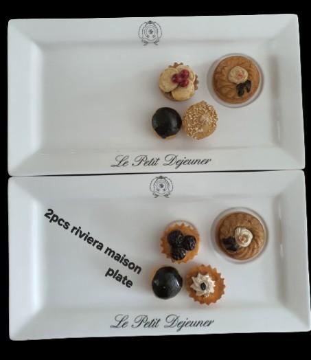 2 Rivièra maison le petit dejuener, Huis en Inrichting, Keuken | Servies, Ophalen of Verzenden