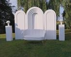 TE HUUR: witte backdrop, Ophalen of Verzenden, Nieuw, Geboorte of Huwelijk