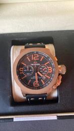 TW steel horloge, Ophalen, Zo goed als nieuw, Leer, Overige merken