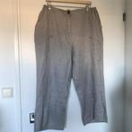 X- two linnen broek maat 2 plussize grijs 100% linnen, Verzenden, Zo goed als nieuw, Grijs