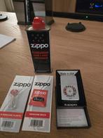 Zippo NATO Aansteker Compleet met accessoires, Ophalen, Zo goed als nieuw, Aansteker