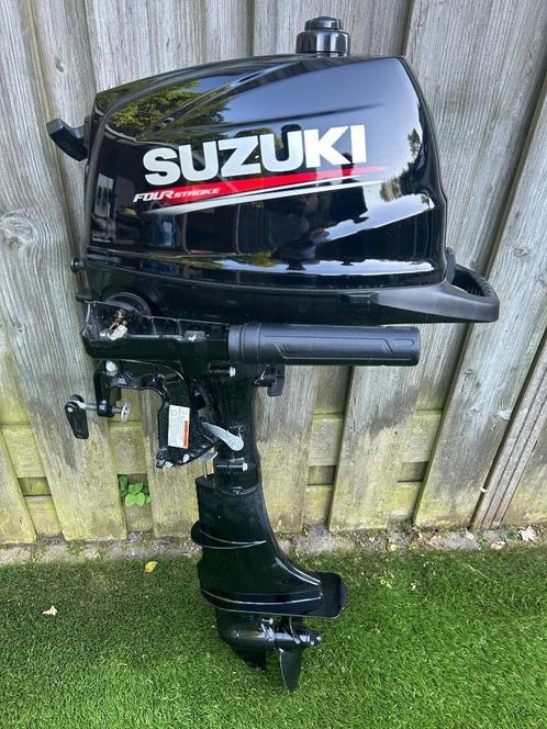 Suzuki kortstaart 6PK buitenboordmotor DF6A, Watersport en Boten, Buiten- en Binnenboordmotoren, Zo goed als nieuw, Benzine, Buitenboordmotor
