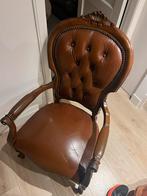 Antieke Voltaire Fauteuil, Ophalen, Minder dan 75 cm, Hout, Zo goed als nieuw