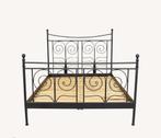 Ikea Noresund bed 160x200, Huis en Inrichting, Slaapkamer | Bedden, Ophalen, Gebruikt, Zwart, Tweepersoons