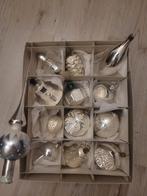 Setje ouderwetse kerstballen met piek, Diversen, Kerst, Ophalen, Gebruikt