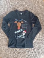 Zwart shirt Kerst | Hema | maat 110/116, Kinderen en Baby's, Kinderkleding | Maat 110, Ophalen of Verzenden, Hema, Jongen, Shirt of Longsleeve