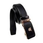 Automatische Riem Heren Echt Leer Verstelbare Zwarte Riem, Kleding | Heren, Riemen en Ceinturen, Birgitta-Gracht 33, 6465 EL Kerkrade, Nederland